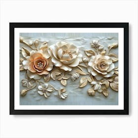 Flower Wall Art 5 Art Print