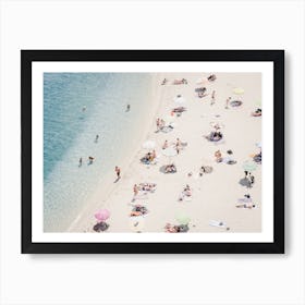 Aerial View Of A Beach 1 Art Print