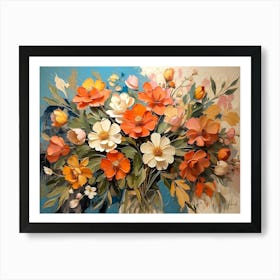 Flowers In A Vase 5 Art Print