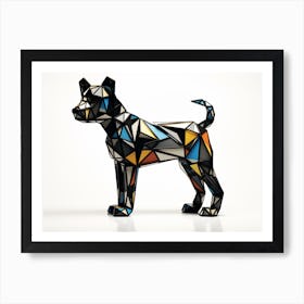 Geometric Dog Art Print