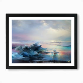 Explorer Series Frozen Waves Too Art Print