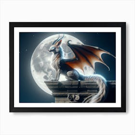 Dragon Fox Art Print