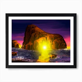 Pink Sunset Art Print