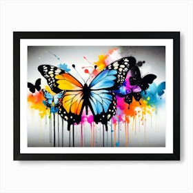 Colorful Butterfly 45 Art Print