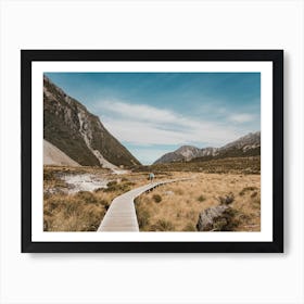 Boardwalk In New Zealand Art Print