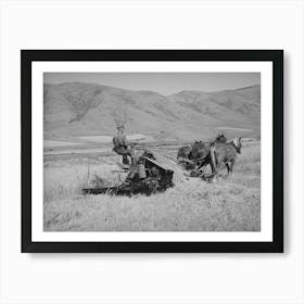 Fsa (Farm Security Administration) Cooperative Binder In Action, Mantua, Utah By Russell Lee Art Print