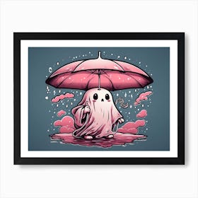 Ghost In The Rain Art Print