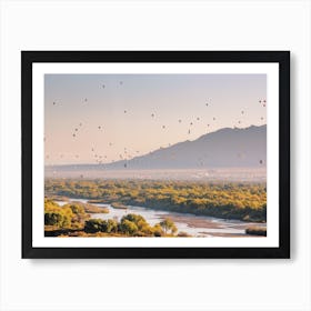 Hot Air Balloon Festival Art Print