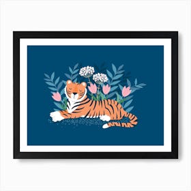 Regal Tiger Art Print