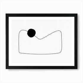 Black And White Drawing Art Print