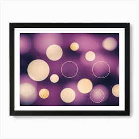 Abstract Bokeh 1 Art Print