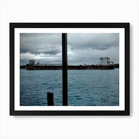 Ship In The Water Art Print