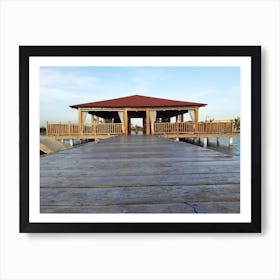 Wooden Pier Art Print