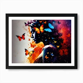 Butterfly Painting 79 Art Print