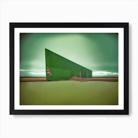 Green Building Art Print