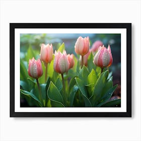 Tulips In The Garden 2 Art Print