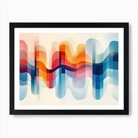 Abstract Wave Pattern 2 Art Print