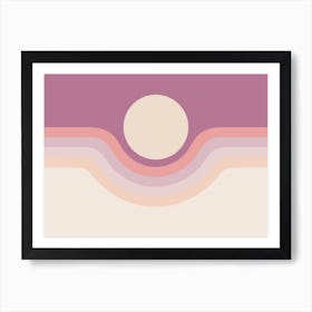 Lilac Canyon Art Print