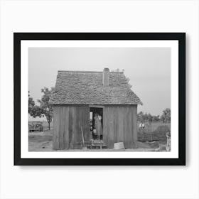 Rear Of House Occupied By Sharecropper, Southeast Missouri Farms By Russell Lee Art Print