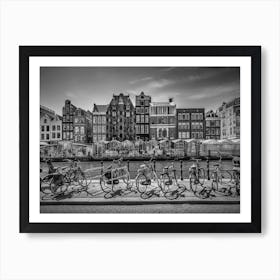 Amsterdam Singel With Flower Market Art Print