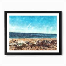 A Day At The Beach 2 Art Print