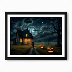 Haunted House 1 Art Print