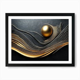 3d Modern Artwork Art Print