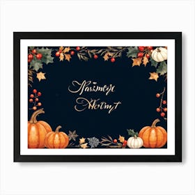 Autumn Foliage Art Print