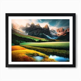 Mountain Landscape 3 Art Print