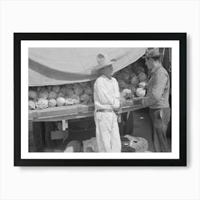 Untitled Photo, Possibly Related To Vegetable Peddlers In Open Air Market, San Antonio, Texas By Russell Lee Art Print