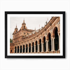 Beautiful Plaza De España In Sevilla Art Print