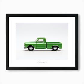 Toy Car 67 Chevy C10 Green 2 Poster Art Print
