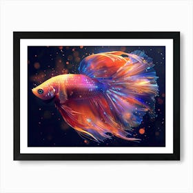 Siamese Catfish 15 Art Print