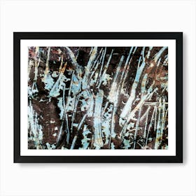 Abstract Rough Texture Art Print