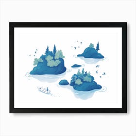 Island Landscape Art Print