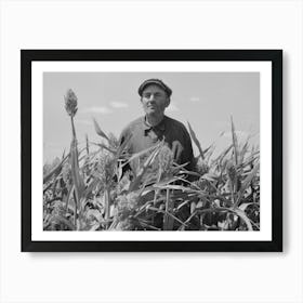Untitled Photo, Possibly Related To Mr Wright, Tenant Farmer Of Mr, Johnson And In Cooperative With Him In Irrigatio 1 Art Print