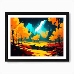 Autumn Forest 46 Art Print