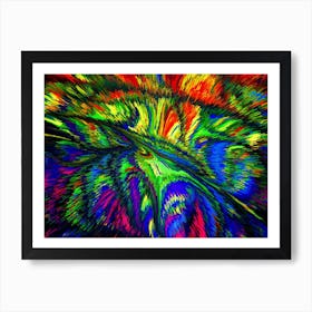Acrylic Extruded Painting 72 Art Print