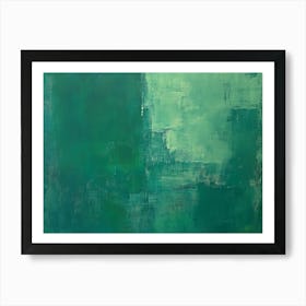 Green Landscape 5 Art Print