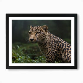 Leopard In The Forest 1 Art Print