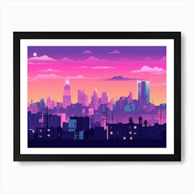 Casablanca Skyline 3 Art Print
