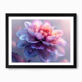 Dahlia Flower 2 Art Print