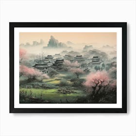 Chinese Cherry Blossoms 3 Art Print