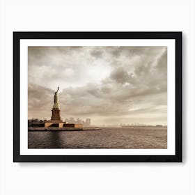 The Lady Lightens the Sky Art Print