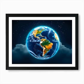 Earth - Earth Stock Videos & Royalty-Free Footage Art Print