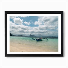 Boat To Paradise Art Print