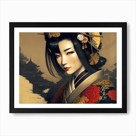 Geisha 21 Art Print