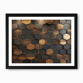 Hexagon Wall Art 2 Poster