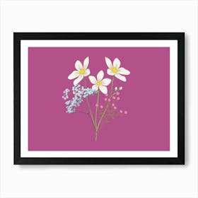 Larkspur Art Print