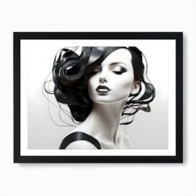 Portrait Of A Woman 8 Art Print